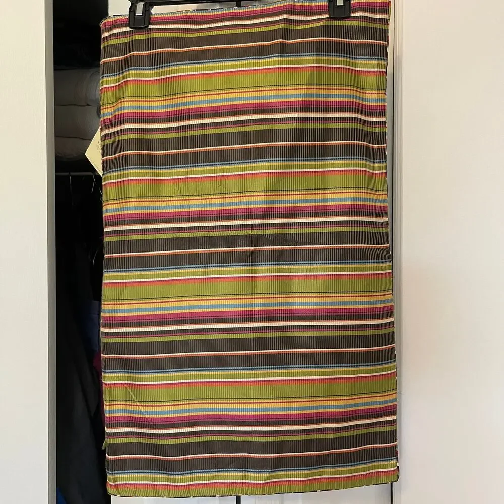 NWT Pottery Barn Silk Stripe Lumbar Pillow Case 16x26